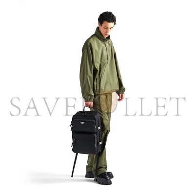 PRADA RE-NYLON AND SAFFIANO LEATHER BACKPACK 2VZ101 (45*26.5*21.5cm) 